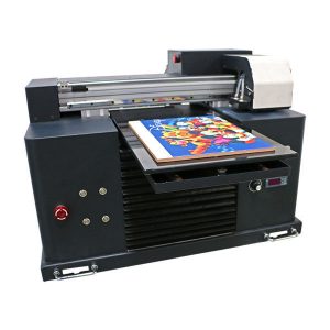 peiriant argraffu inkjet o dan arweiniad argraffydd uv gwastad ar gyfer maint a3 a4